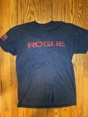 Rogue Men's Navy with Red Logo Short Sleeve Tee